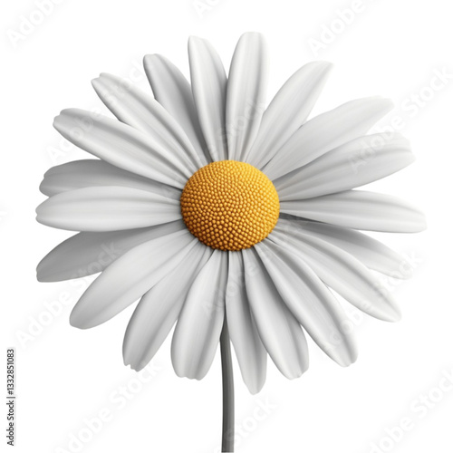 A pristine white daisy radiates purity and peace a serene floral masterpiece