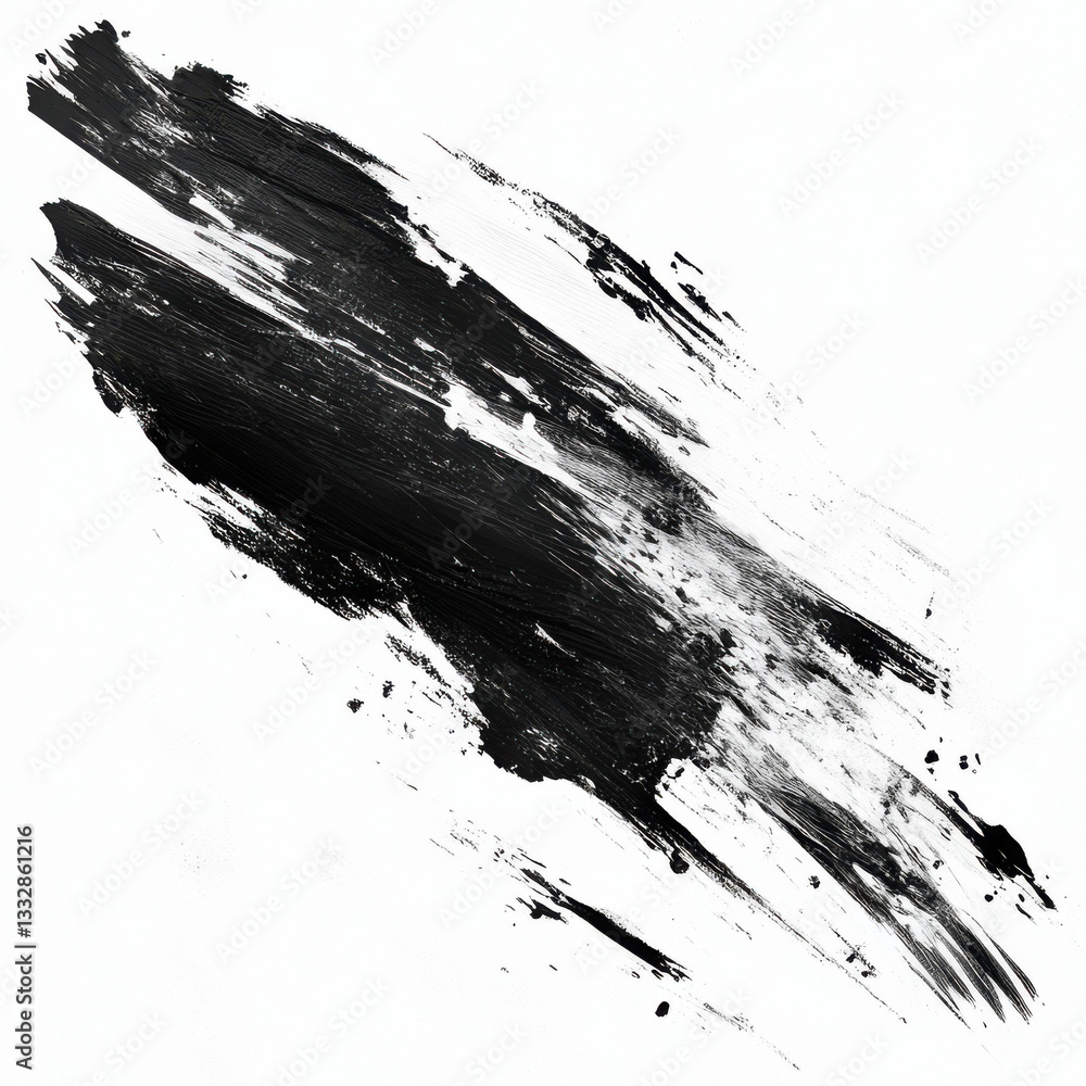 black strokes acrylic white and black different shapes convolutions brush strokes no color black strokes acrylic white and black different shapes convolutions brush strokes no color