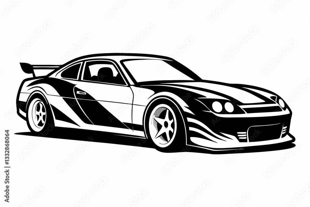 race car line art silhouette vector illustration race car line art silhouette vector illustration