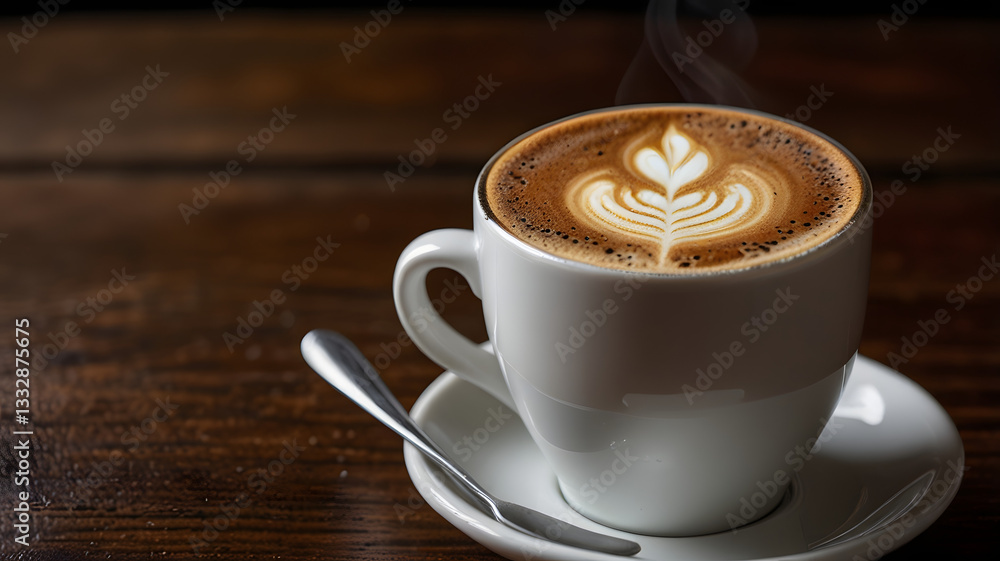 cup of cappuccino, ai generated cup of cappuccino, ai generated
