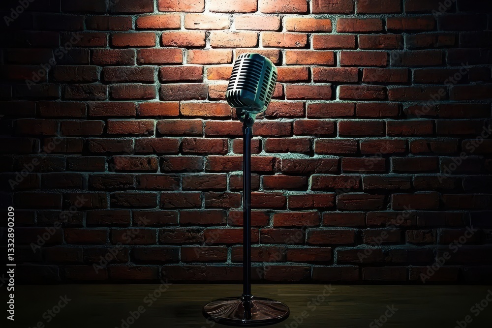 The perfect ambiance for delivering monologues and humorous anecdotes.