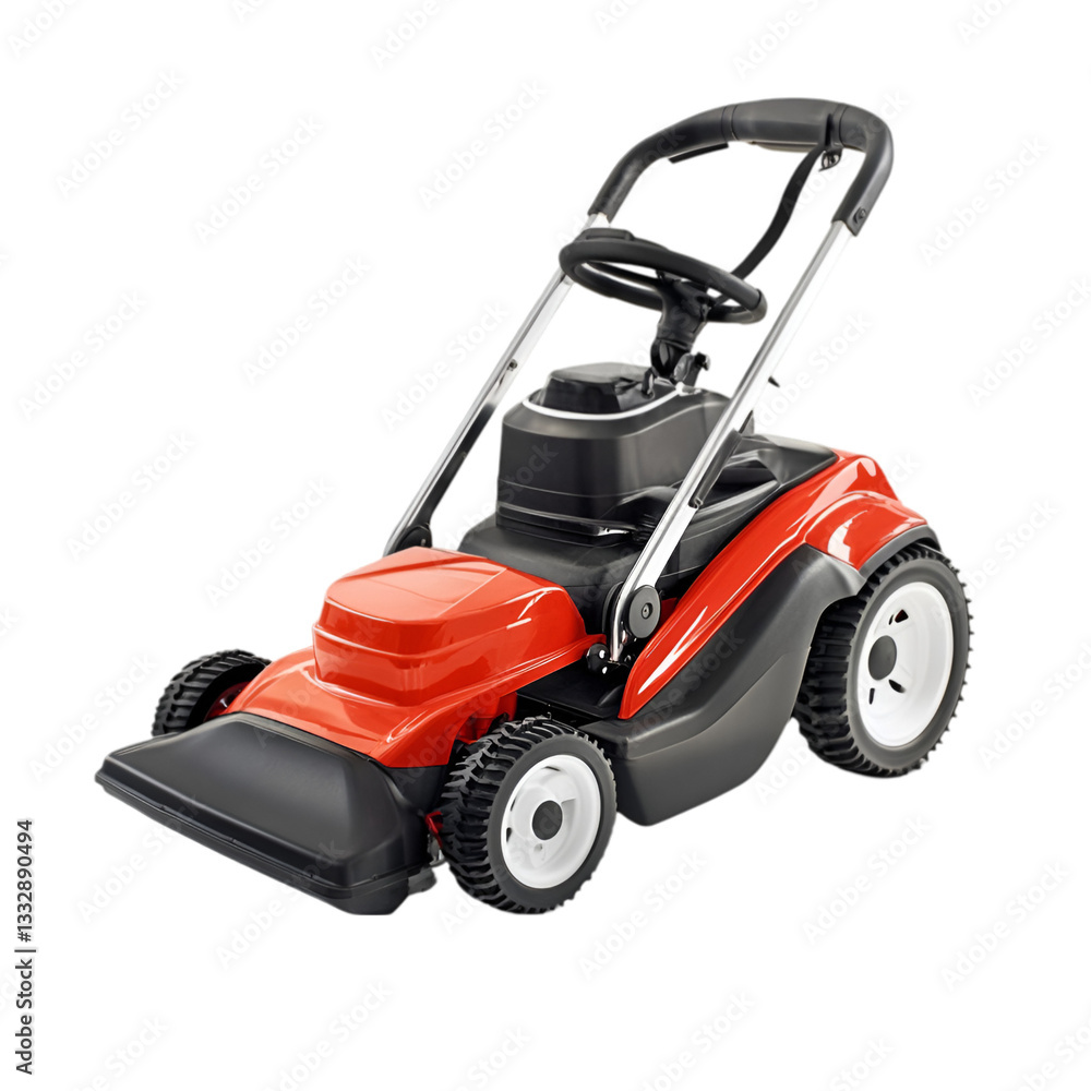 Red Lawn Mower: Powerful & Efficient Red Lawn Mower: Powerful & Efficient