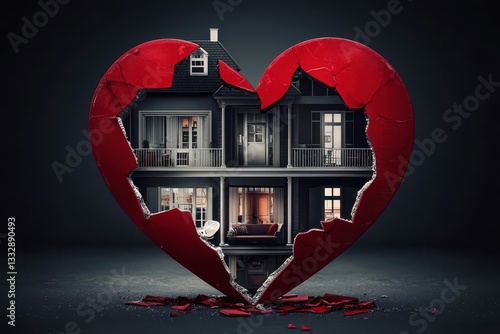 Obraz na płótnie Separating Household Assets During Divorce w salonie