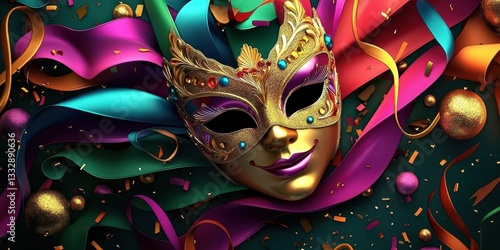 Eye-catching decorations that enhance the elegance of a carnival theme.