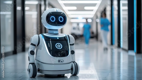 Obraz na płótnie Artificial intelligence will play a vital role in healthcare consulting services. w salonie