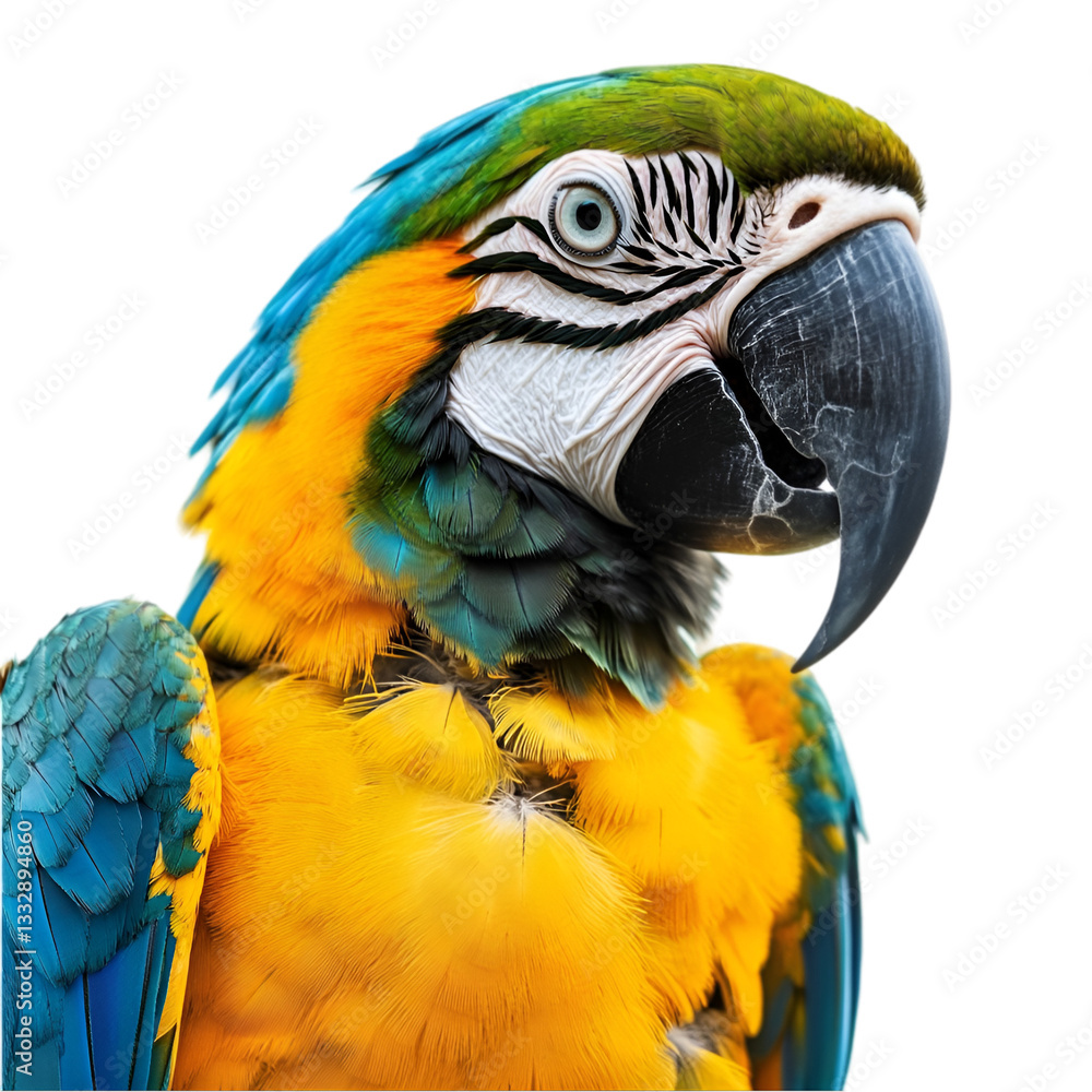 Fototapeta premium Blue-Gold Macaw Parrot Bird