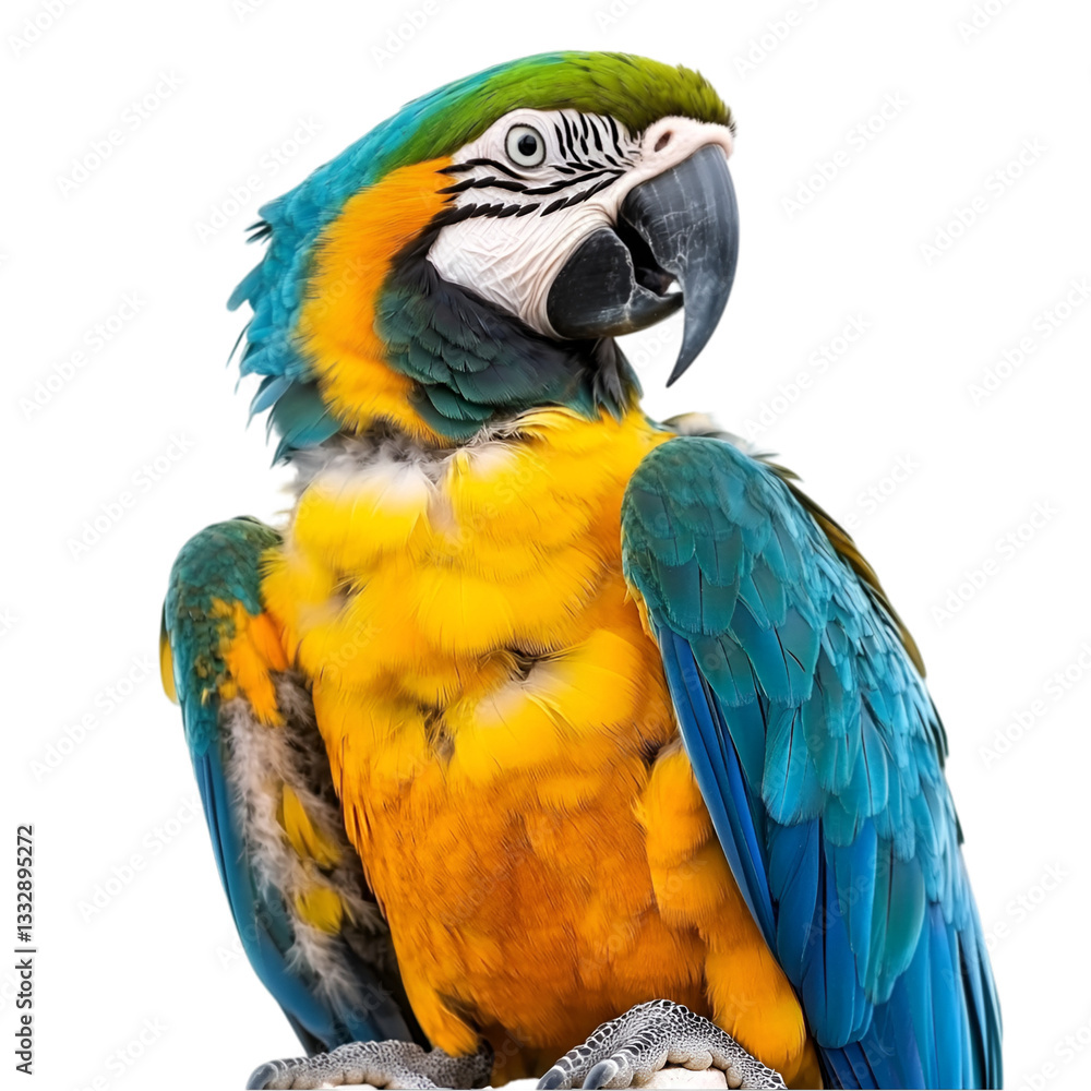 Fototapeta premium Blue-Gold Macaw: Bird Image