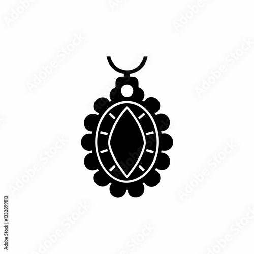 creative details Pendant Icon vector illustration 