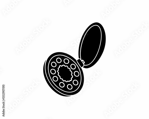 creative details Locket Icon vector illustration 