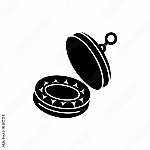 creative details Locket Icon vector illustration 