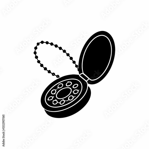 creative details Locket Icon vector illustration 