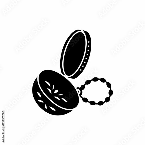 creative details Locket Icon vector illustration 