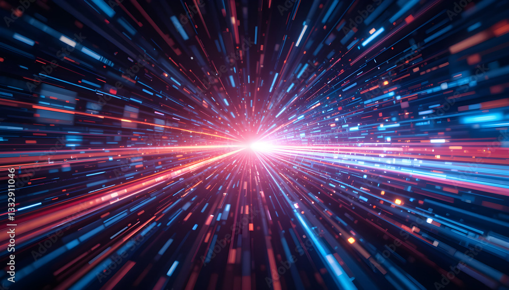 Abstract technology background of high speed global data transfer, ultra fast broadband and connection, digital cyber tech motion. Abstract technology background of high speed global data transfer, ultra fast broadband and connection, digital cyber tech motion.