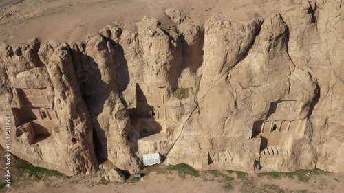 Naqsh-e Rostam is an ancient archeological site and necropolis located about 13 km northwest of Persepolis