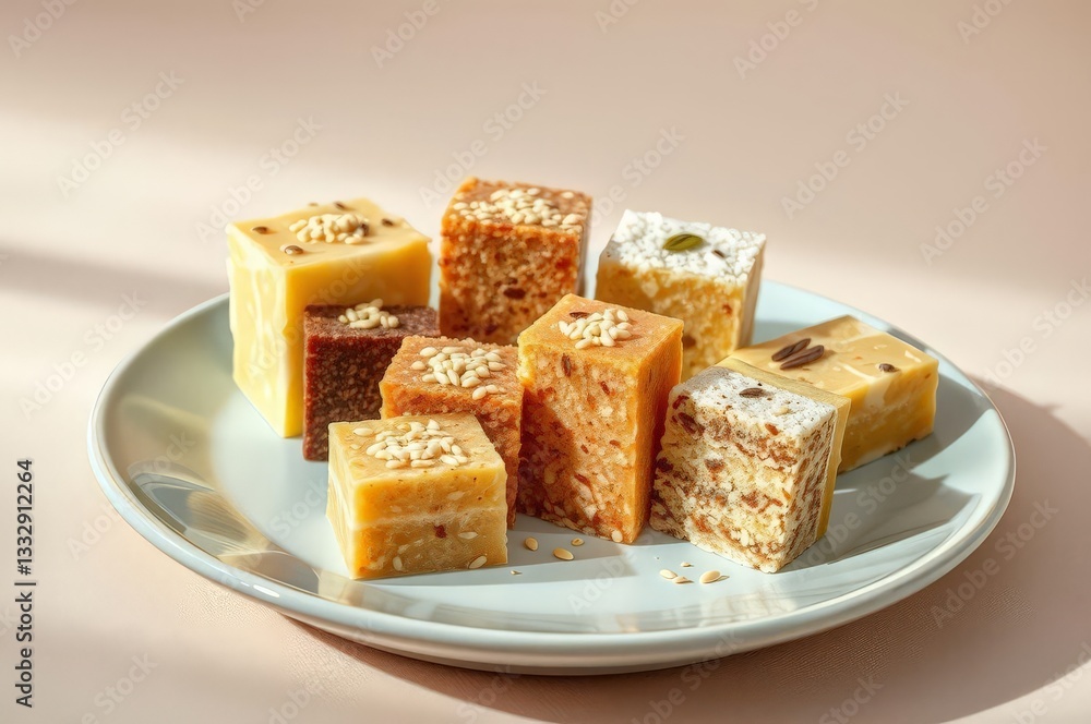 Assorted Halva Artful Display Assorted Halva Artful Display