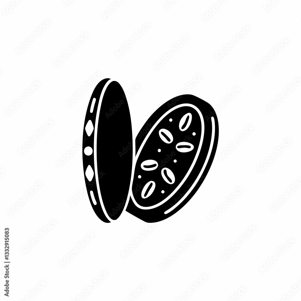 creative details Locket Icon vector illustration creative details Locket Icon vector illustration