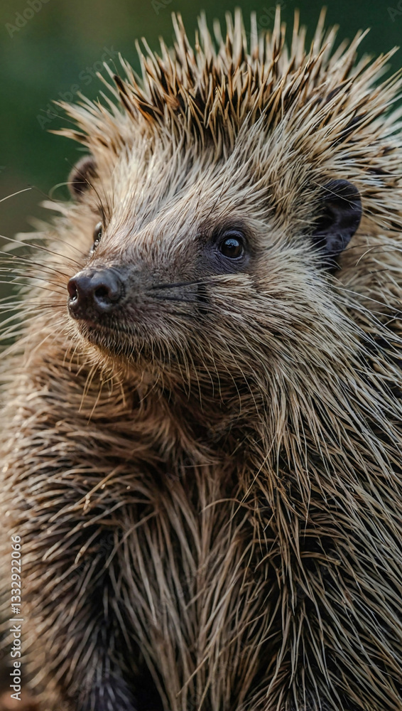 Fototapeta premium Close-up portrait of a porcupine