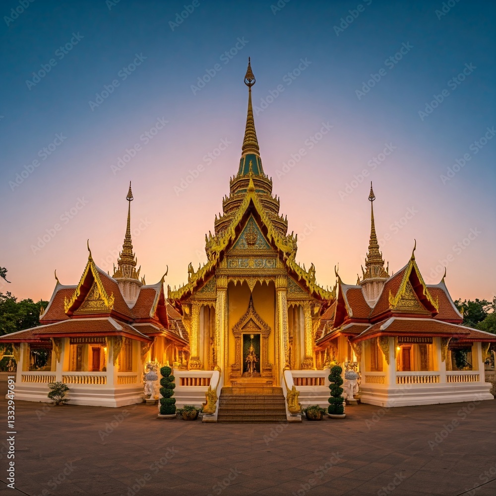 Naklejka premium wat phra kaew bangkok thailand