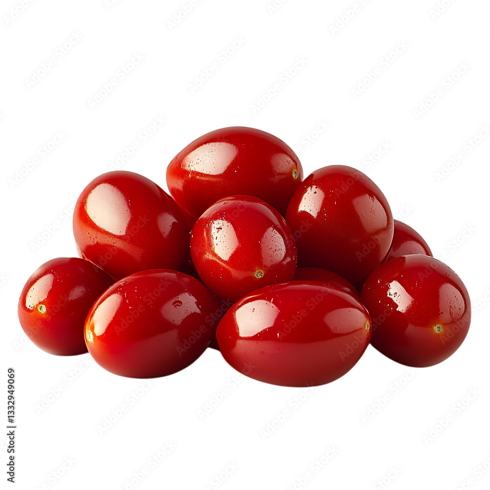 Pile of Fresh Tomatoes Isolated on Transparent Background Pile of Fresh Tomatoes Isolated on Transparent Background