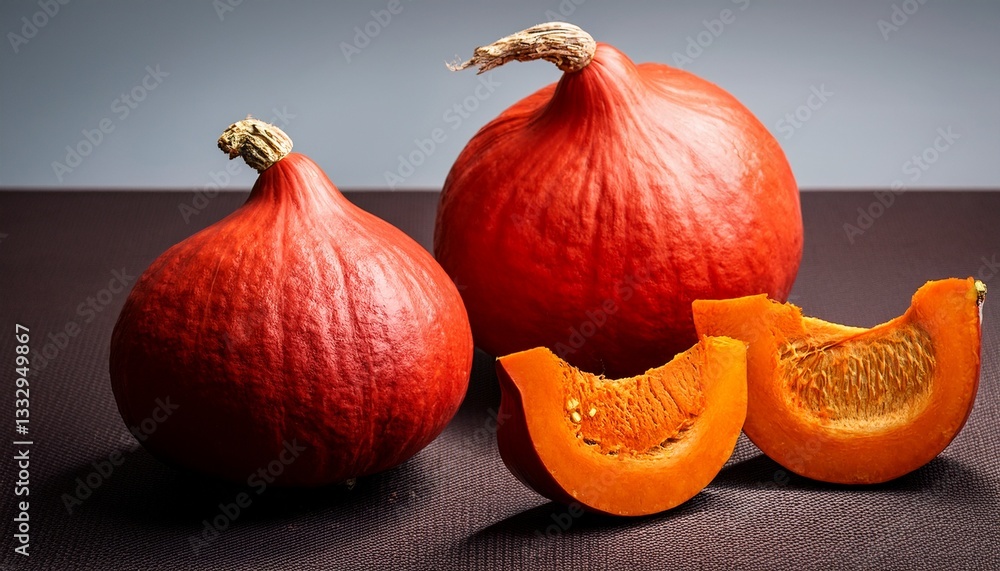 Obraz premium hokkaido pumpkin or red kuri squash