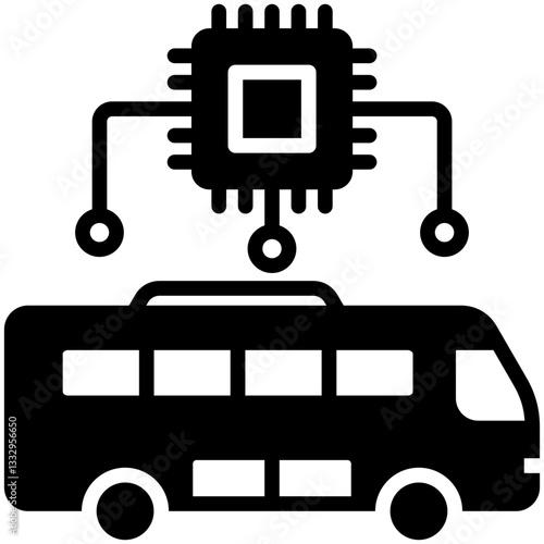 Autonomous Vehicle Icon