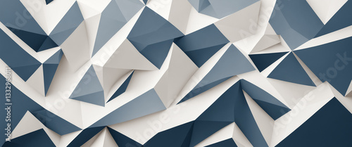 abstract geometric landscap...