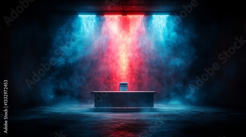 AI courtroom where digital technology shapes the future of justice and decision making