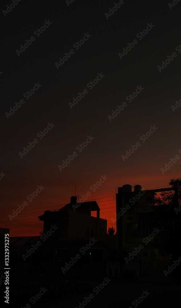 sunset in the city sunset in the city