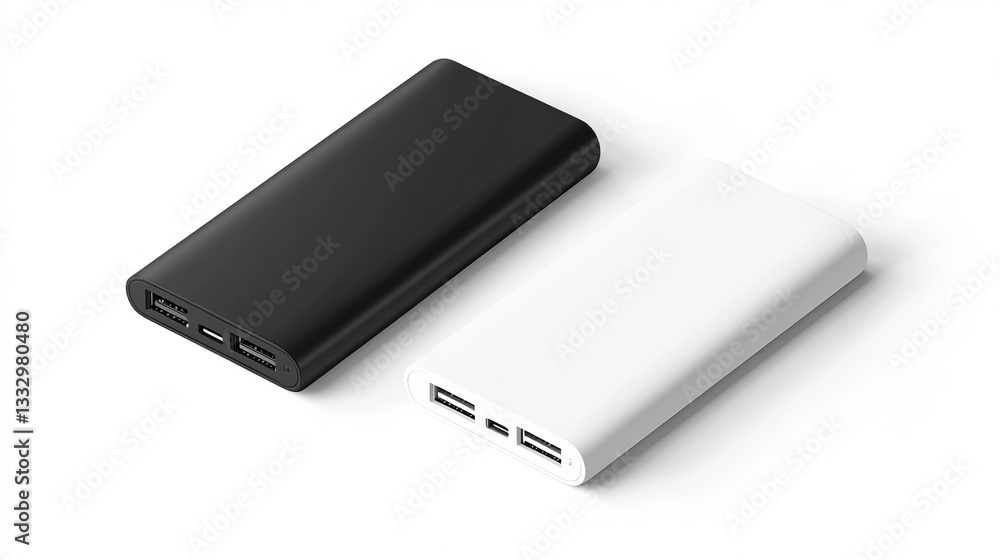 Power Bank Mockup in Black and White – Realistic Vector Illustration
Power Bank Mockup in Black and White – Realistic Vector Illustration