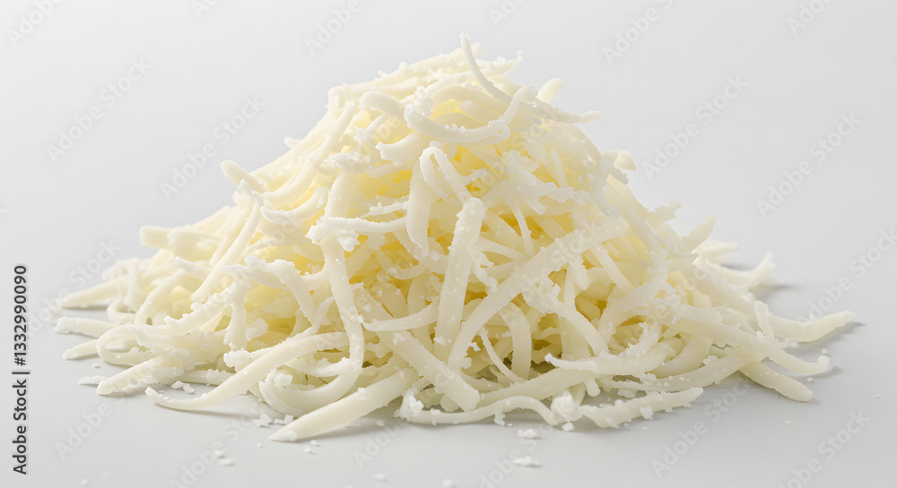 queso blanco rallado sobre un fondo claro para concepto culinario y preparación de alimentos queso blanco rallado sobre un fondo claro para concepto culinario y preparación de alimentos
