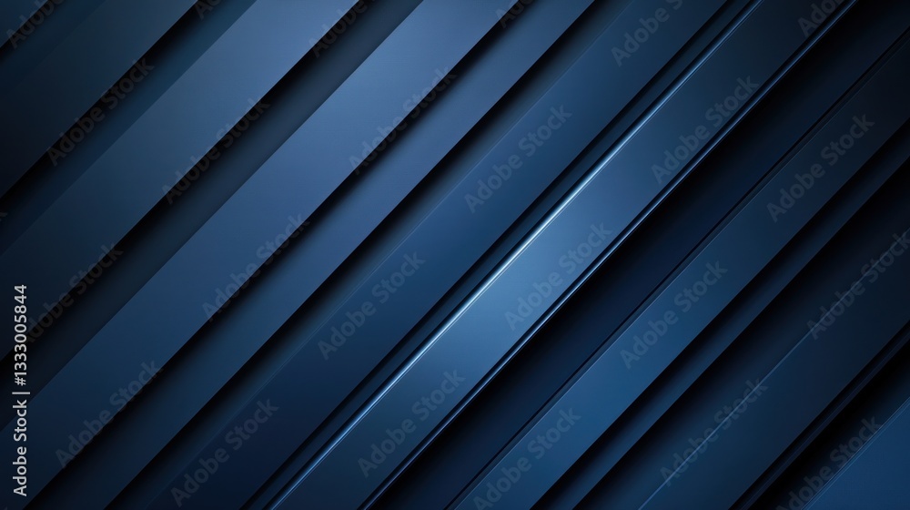 Abstract Diagonal Lines in Deep Blue Abstract Diagonal Lines in Deep Blue