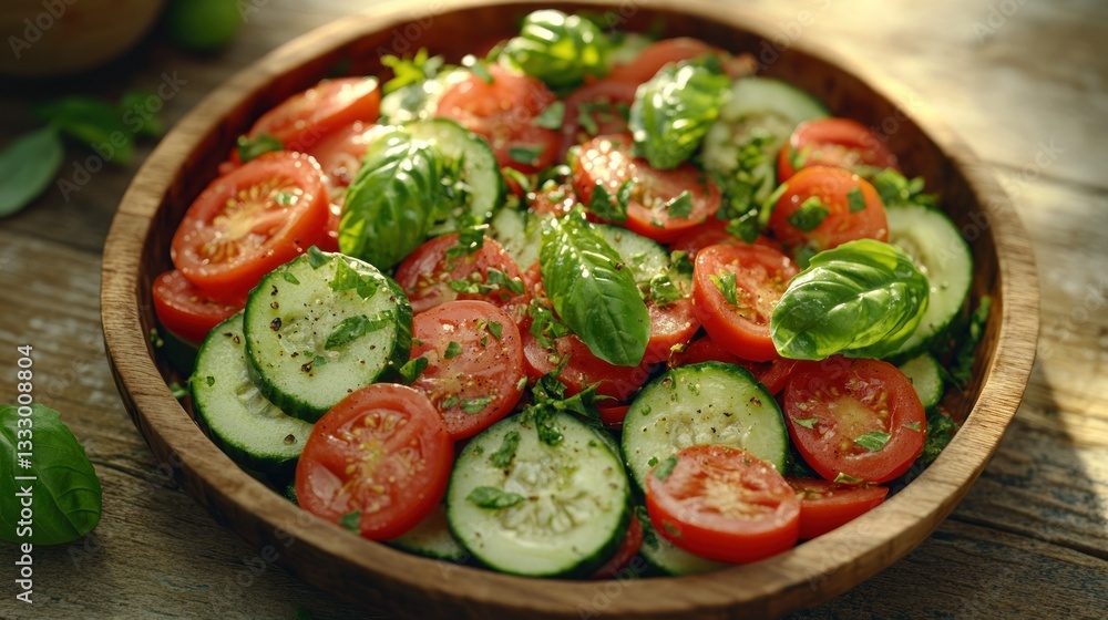 Fresh tomato and cucumber salad (1) Fresh tomato and cucumber salad (1)