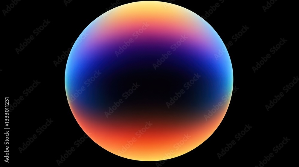 Abstract sphere gradient colors Abstract sphere gradient colors