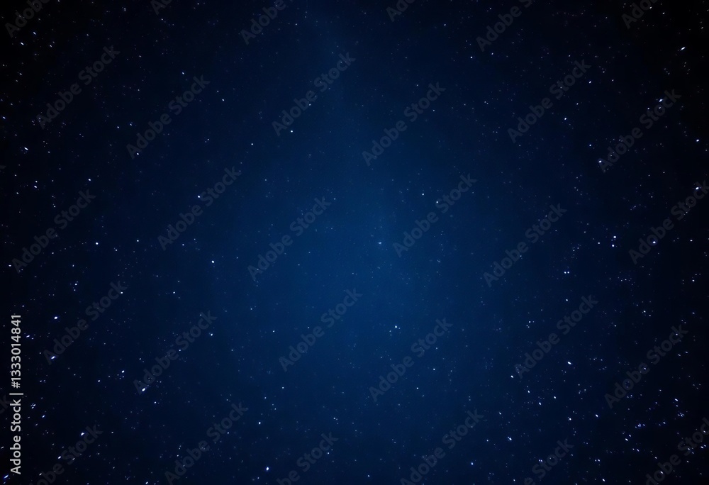 Fototapeta premium Dark blue night sky, countless twinkling stars, Milky Way visible, seamless loop animation, dark, sky