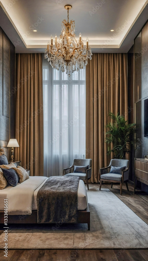Deluxe room with elegant decor and style
