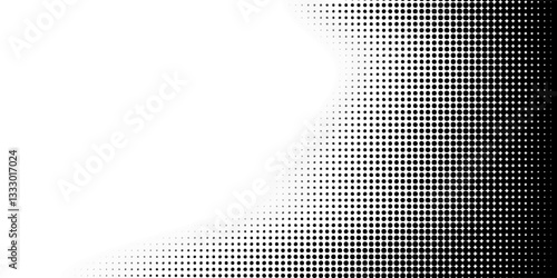 Halftone Noise Stipple pointillism background. Grain gradient texture background with dots. Dotwork gradient halftone pattern. Sand, grain, grunge stipple effect. Abstract texture, engraved overlay