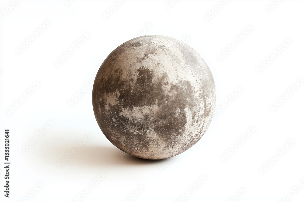 Ball isolated on white background, full depth of field Ball isolated on white background, full depth of field