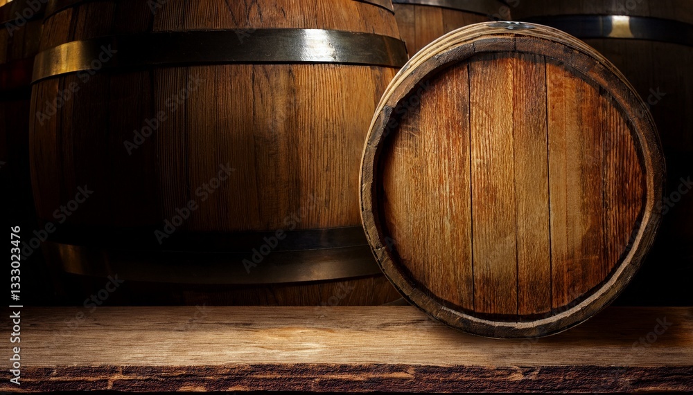 Fototapeta premium background of barrel