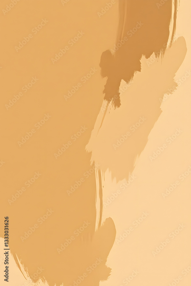 Naklejka premium Abstract Silhouette on Beige Background