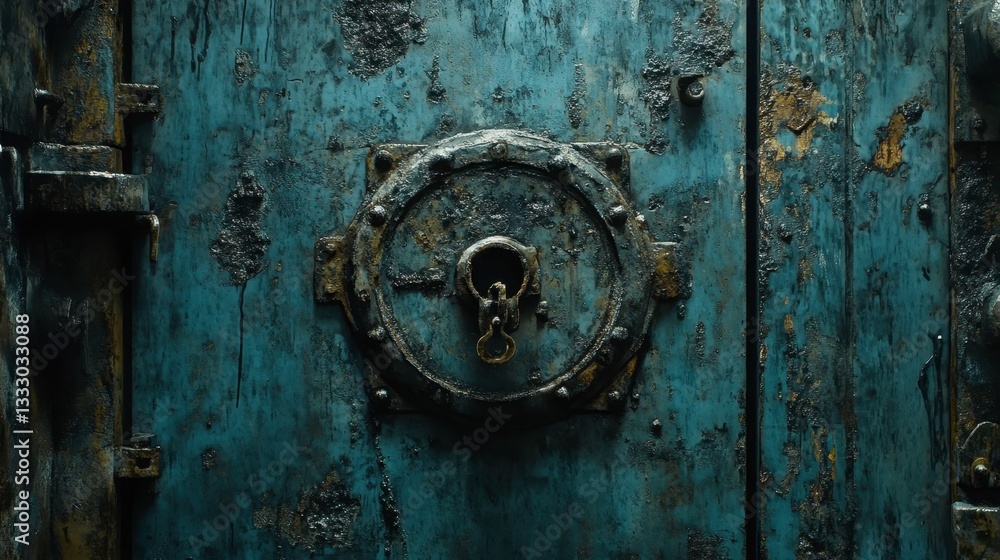 Mysterious locked door abandoned building photograph grunge environment close-up view intriguing concept Mysterious locked door abandoned building photograph grunge environment close-up view intriguing concept