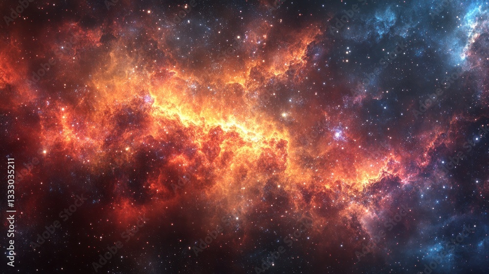 Fototapeta premium Cosmic Nebulae in Space