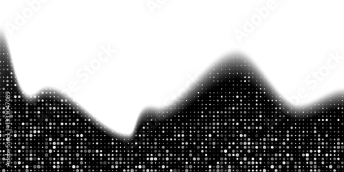 Halftone Noise Stipple pointillism background. Grain gradient texture background with dots. Dotwork gradient halftone pattern. Sand, grain, grunge stipple effect. Abstract texture, engraved overlay