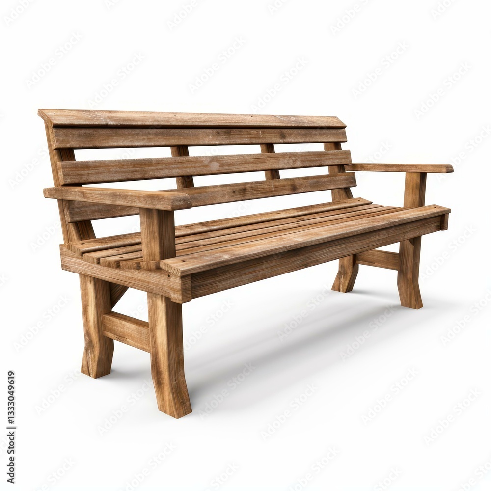 A beautifully crafted wooden garden bench, ideal for adding charm to any outdoor space, showcasing clean lines and elegance. A beautifully crafted wooden garden bench, ideal for adding charm to any outdoor space, showcasing clean lines and elegance.