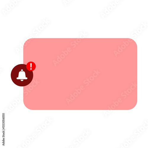 Red Notification pop up box
