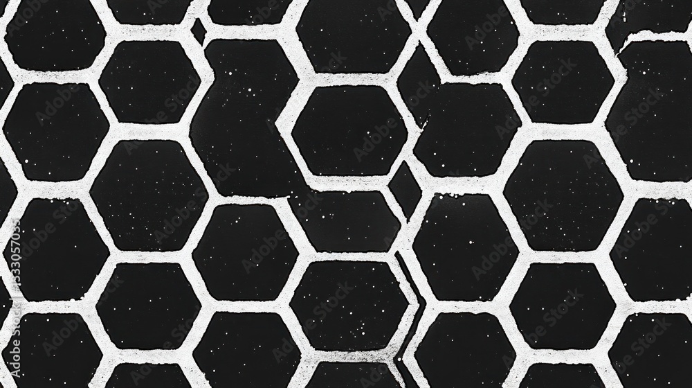 Obraz premium Abstract Hexagonal Pattern