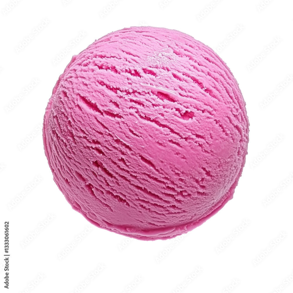 pink ice cream ball isolated on white background
pink ice cream ball isolated on white background