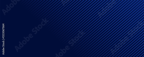 Premium background design with diagonal dark blue lines pattern. Vector horizontal template for digital luxury business banner