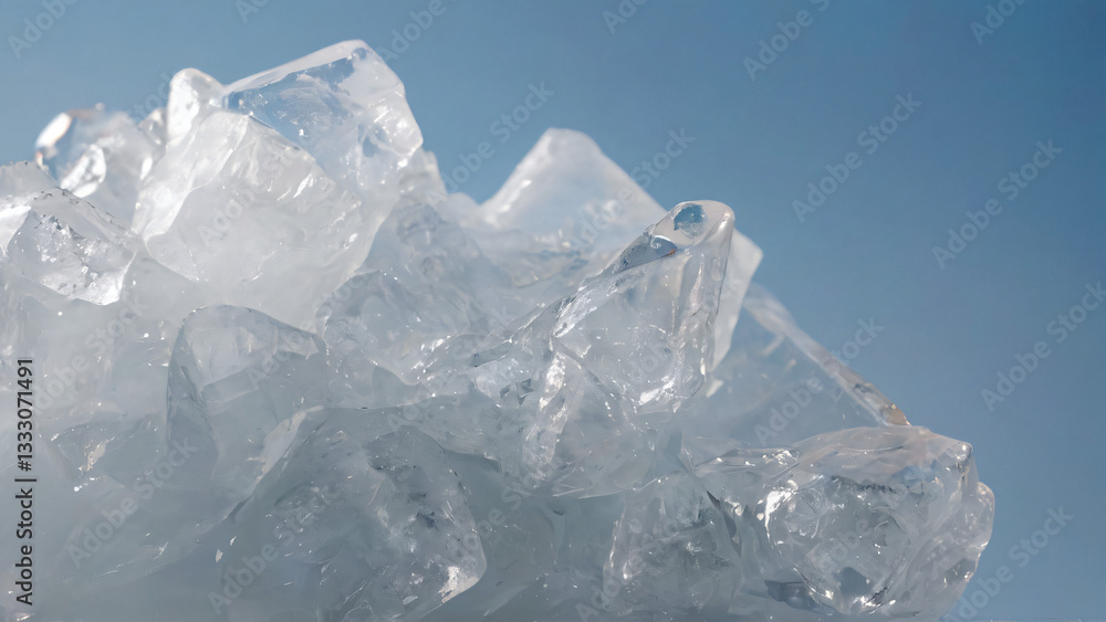 Obraz premium melting ice cubes