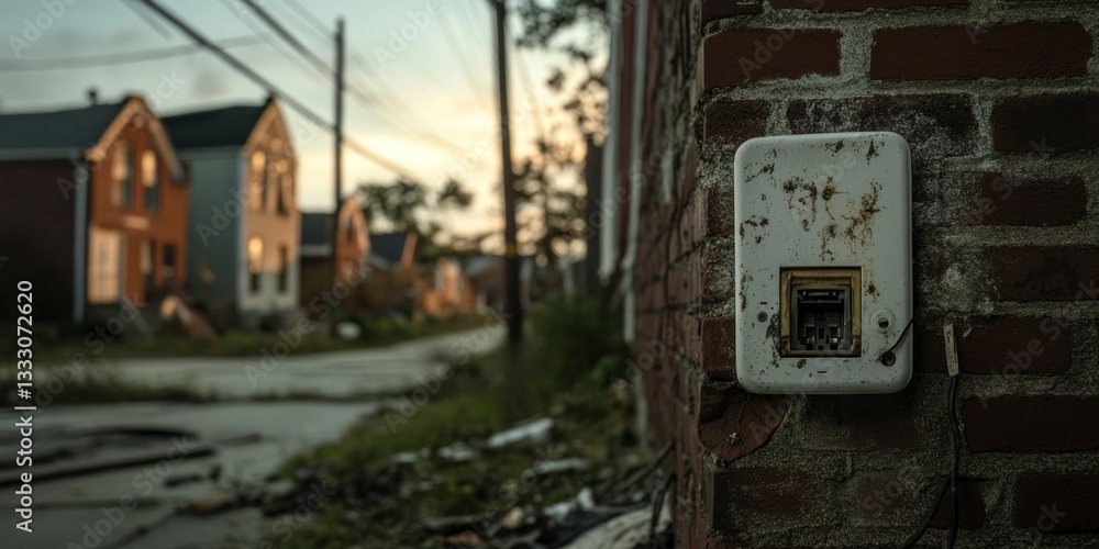 Decaying Infrastructure: A Post-Disaster Streetscape Decaying Infrastructure: A Post-Disaster Streetscape