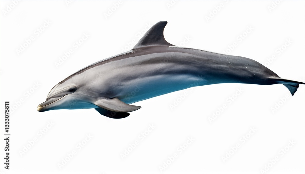 Obraz premium dolphin isolated on white background